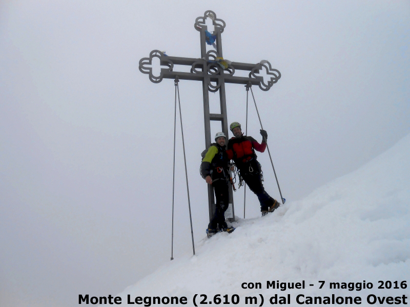 Monte Legnone dal canalone ovest