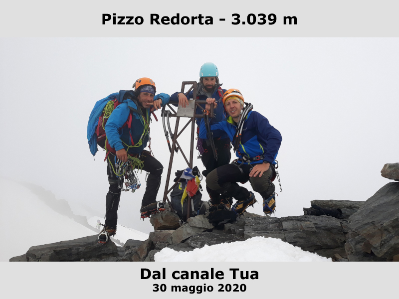 Pizzo Redorta, canale Tua