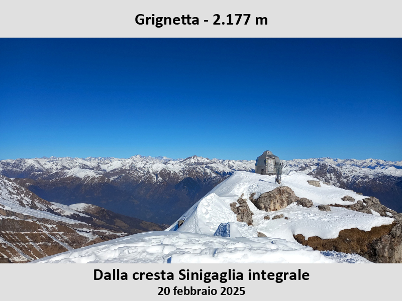 Grignetta cresta Sinigaglia