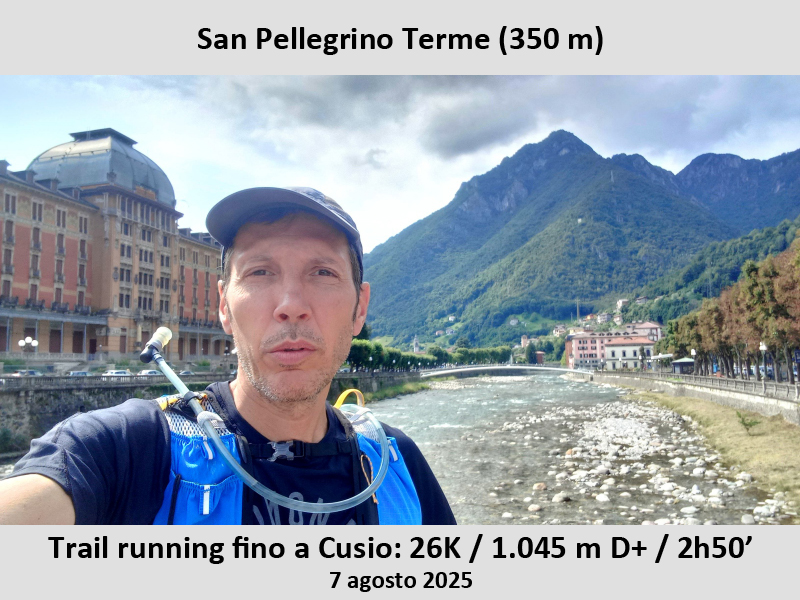 Trail running San Pellegrino T. - Cusio