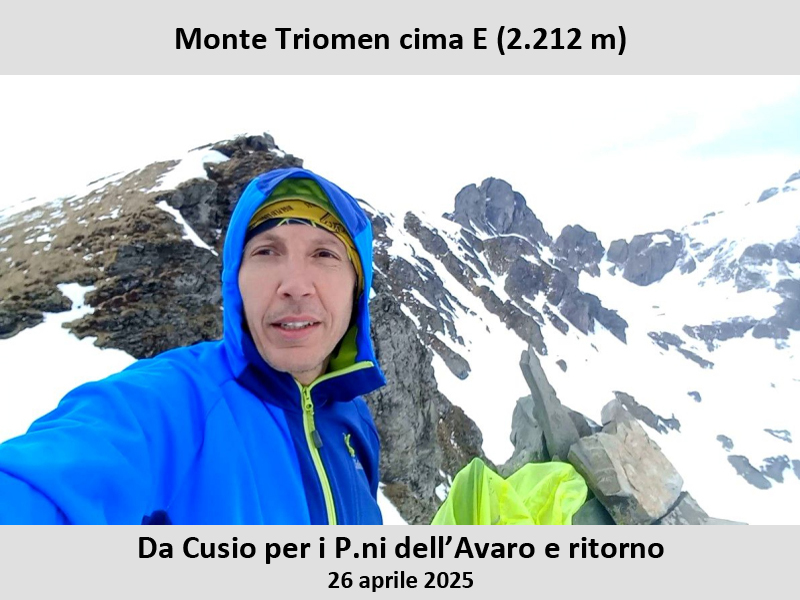 Monte Triomen cima E