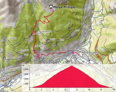 Ponte di Legno - Prisigai: un superclassico da 13,5K (A/R) con 900 m D+/-