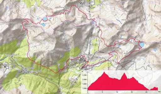Traccia del Trail del Centenario (circa) ed. 2022 con Matteo S.: 23,6K / 1.470 m D+/-