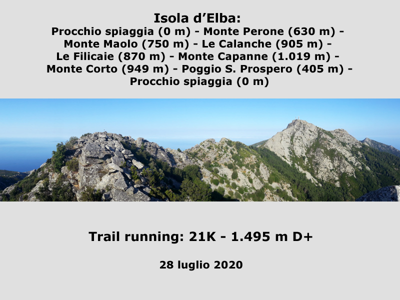 Trail running Elba Procchio-Monte Capanne