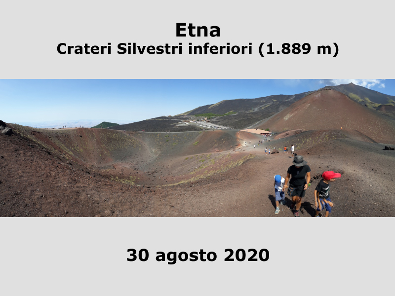 Etna, crateri inferiori