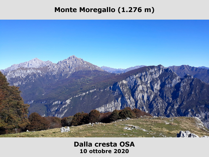 Monte Moregallo, cresta OSA