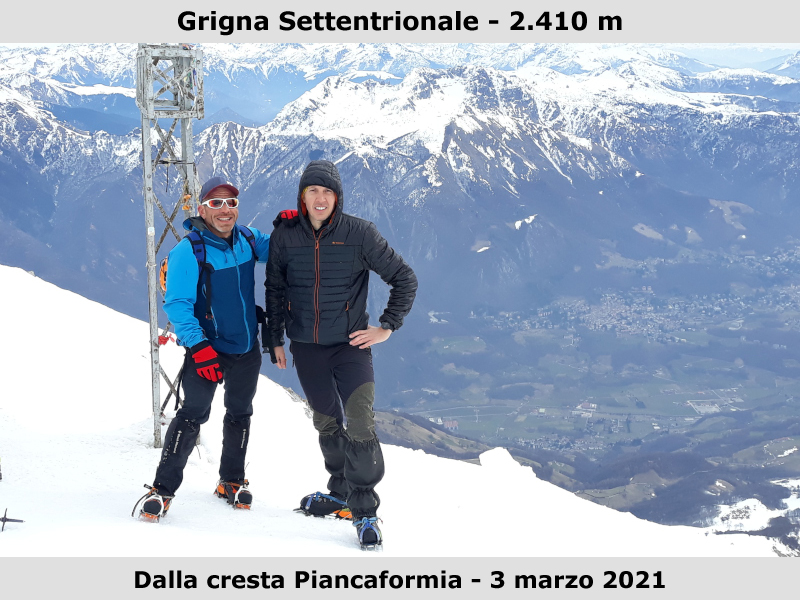 Grignone, cresta Piancaformia