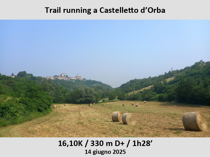 Trail running a Castelletto d'Orba
